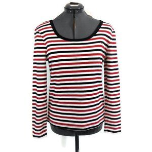 NWOT Tommy Hilfiger Stripped Long Sleeve Shirt -M